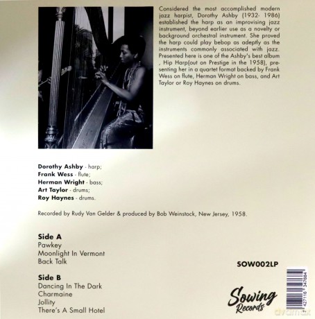 Dorothy Ashby & Frank Wess: Hip Harp (Clear) [Winyl]