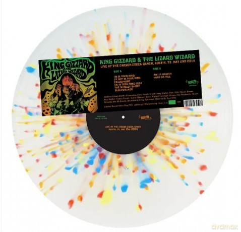 King Gizzard And The Lizard Wizard: Live At The Carson Creek Ranch. Austin. TX. May 2nd 2014 (Splatter) [Winyl]