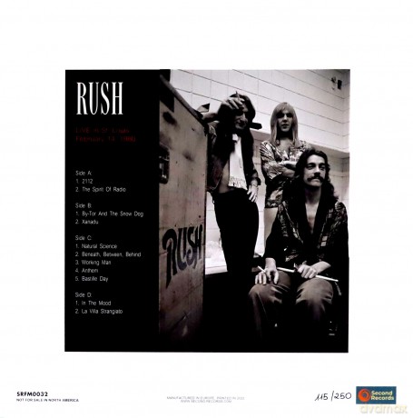 Rush: Live In St Louis 1980 (Grey Marble) [2xWinyl]