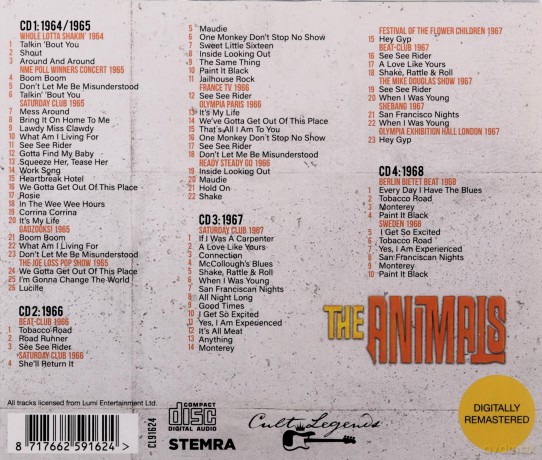 Animals: The Broadcast Collection 1964-1968 [CD]