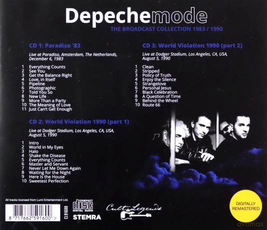 Depeche Mode: The Broadcast Collection 1983 / 1990 [3CD]