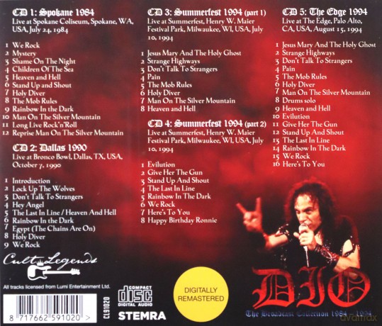 Dio: The Broadcast Collection 1984-1994 [CD]