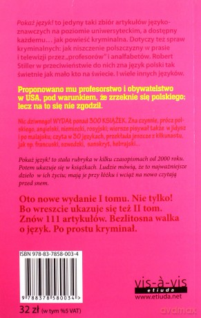 Pokaż Język Tom 1 - Robert Stiller  [KSIĄŻKA]