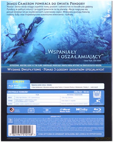 Avatar: Istota wody [2xBlu-Ray]