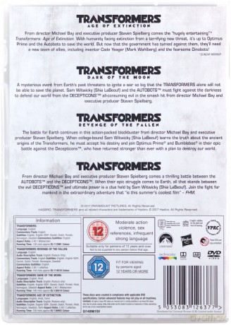 Transformers 1-4 Movie Collection (4 Films) [DVD]