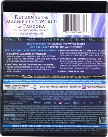 Avatar: The Way of Water (Avatar: Istota wody) [Blu-Ray 4K]+[Blu-Ray]