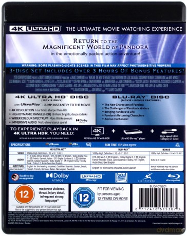 Avatar: The Way of Water (Avatar: Istota wody) [Blu-Ray 4K]+[Blu-Ray]