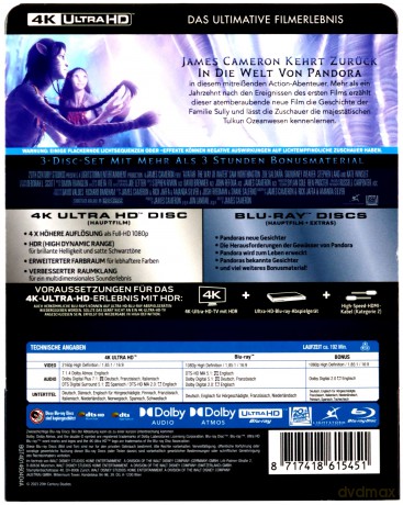 Avatar: The Way of Water (Avatar: Istota wody) (steelbook) [Blu-Ray 4K]+[Blu-Ray]