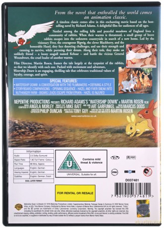 Watership Down (Deluxe) [DVD]