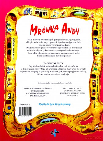 Mrówka Andy Zaginione Nuty [KSIĄŻKA]