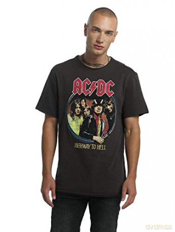 AC/DC: AC/DC Highway To Hell Amplified Vintage Charcoal X Large T Shirt