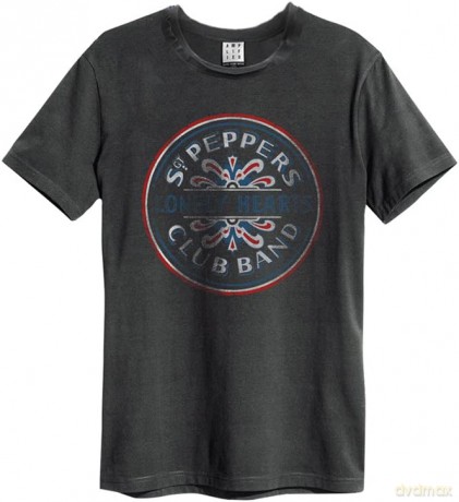 The Beatles: Beatles Revolver Amplified X Large Vintage Charcoal T Shirt