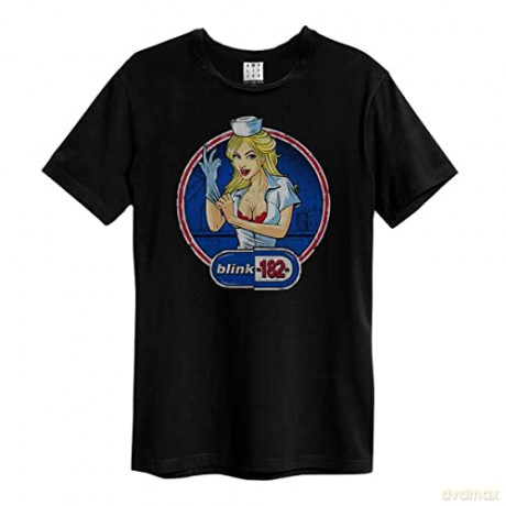 Blink 182: Blink 182 Enema Of The State Amplified Large Vintage Black T Shirt