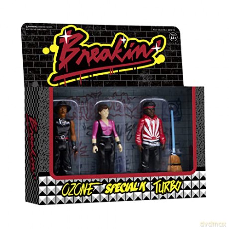 Breakin: Breakin Reaction Figures - 3-Pack (Ozone. Special K. Turbo) (Metallic)