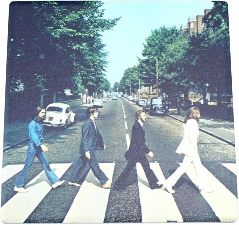 The Beatles: Podkładka Single Ceramic Square - (Abbey Road)