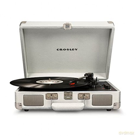 Crosley: Cruiser Plus Portable Turntable (White Sand) - Now With Bluetooth Out