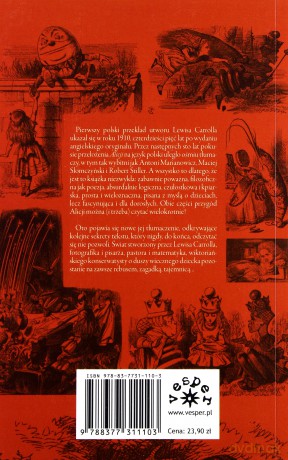 Alicja W Krainie Czarów Po Drugiej Stronie Lustra - Lewis Carroll  [KSIĄŻKA]