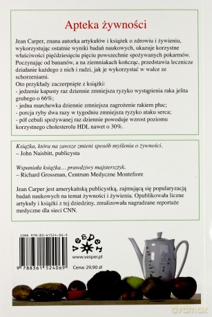 Apteka Żywności - Jean Carper  [KSIĄŻKA]