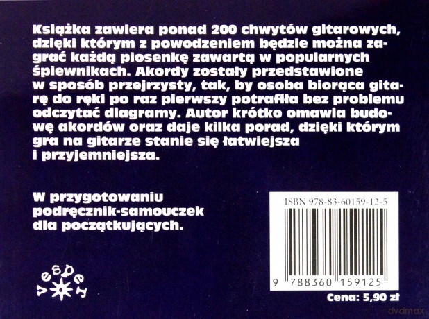 Chwyty Gitarowe - Jacek Wenclewski  [KSIĄŻKA]