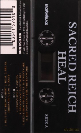 Sacred Reich: Heal [KASETA]