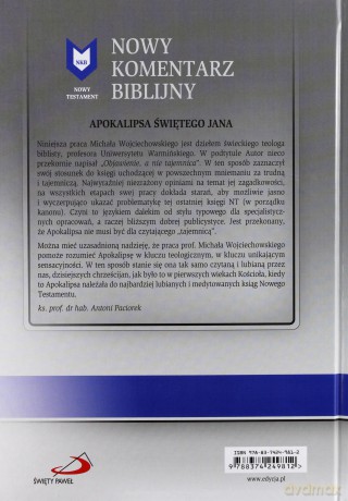 Apokalipsa Świętego Jana Nowy Komentarz Biblijny Nowy Testament Tw - Michał Wojciechowski  [KSIĄŻKA]