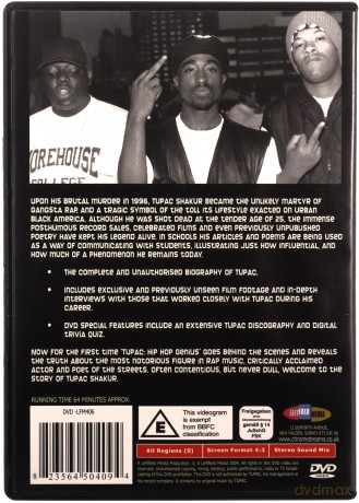 Tupac Shakur: Tupac-Hip Hop Genius [DVD]
