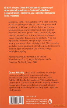 Pasażer - Cormac McCarthy [KSIĄŻKA]