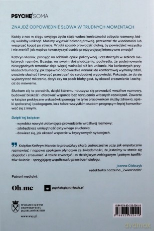 Słucham cię. Jak rozmawiać na trudne tematy - Kathryn Mannix [KSIĄŻKA]