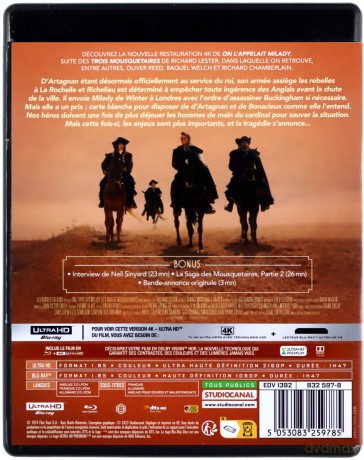 The Four Musketeers (Czterej muszkieterowie) [Blu-Ray 4K]+[Blu-Ray]