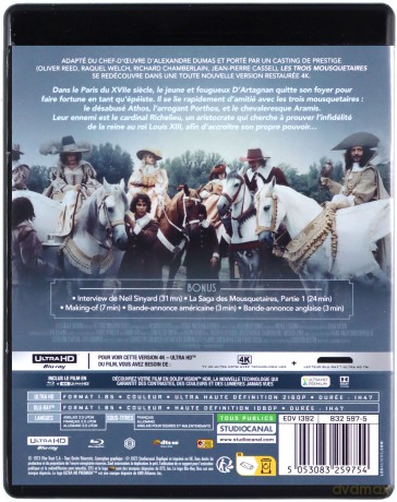The Three Musketeers (Trzej muszkieterowie) [Blu-Ray 4K]+[Blu-Ray]