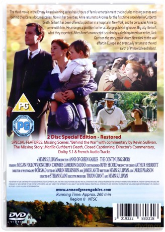 Anne Of Green Gables The Complete Four Part Collection (Ania z Zielonego Wzgórza) [7DVD]