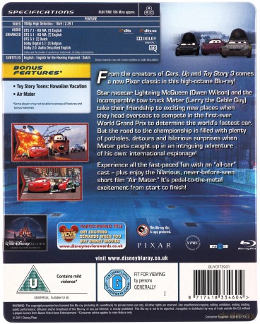 Cars 2 (Auta 2) (steelbook) [Blu-Ray]
