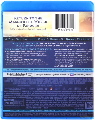 Avatar: The Way of Water (Avatar: Istota wody) [Blu-Ray 3D]+[Blu-Ray]