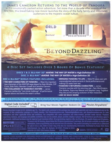Avatar: The Way of Water (Avatar: Istota wody) [Blu-Ray 3D]+[Blu-Ray]