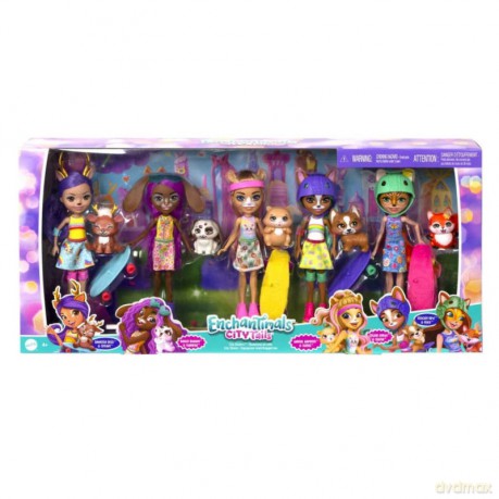Enchantimals Zestaw lalek City Tails Skater