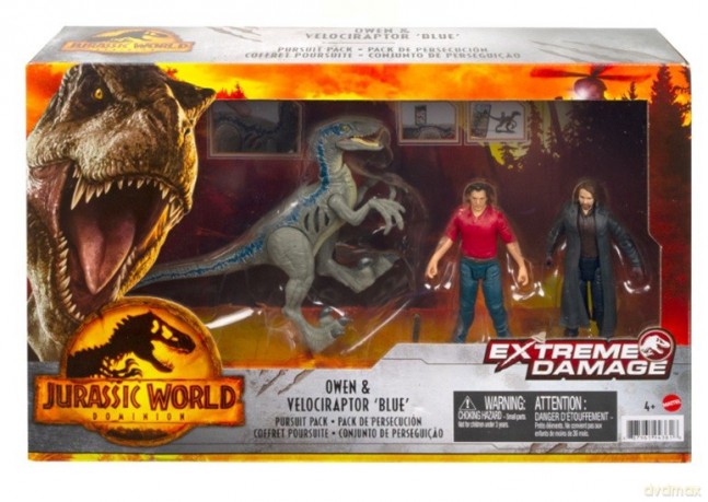 Figurki Jurassic World Owen i Velociraptor [FIGURKA]