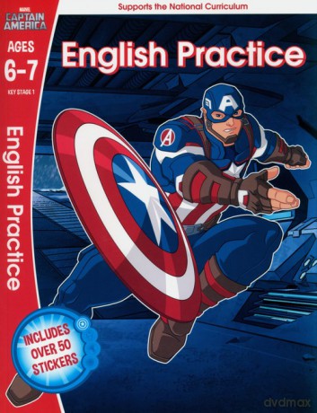 Captain America: English Practice. Ages 6-7 [KSIĄŻKA]