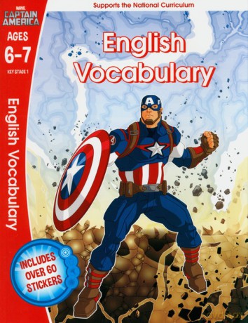 Captain America: English Vocabulary. Ages 6-7 [KSIĄŻKA]