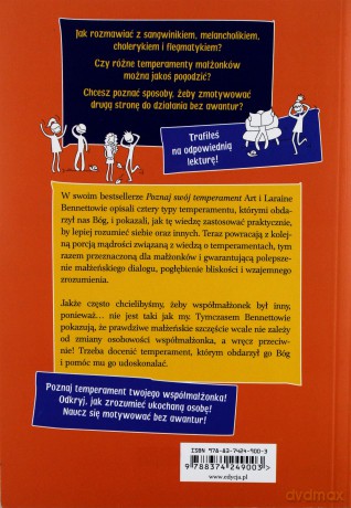 Temperament Jakim Bóg Obdarzył Twojego Współmałżonka - Arti Laraine Bennet  [KSIĄŻKA]