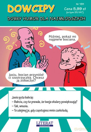 Dowcipy Dobry humor dla najmłodszych - Przemysław Adamczewski [KSIĄŻKA]