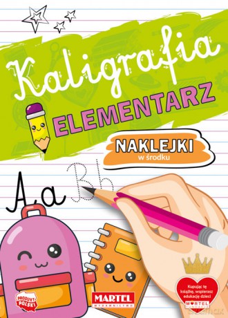 Kaligrafia. Elementarz z naklejkami - Katarzyna Salamon [KSIĄŻKA]