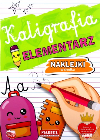 Kaligrafia. Elementarz z naklejkami - Katarzyna Salamon [KSIĄŻKA]