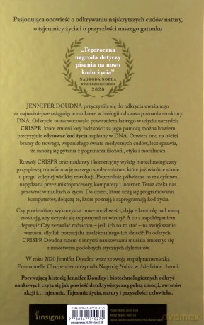 Kod życia. Jennifer Doudna, edycja genów i przyszłość ludzkości - Walter Isaacson [KSIĄŻKA]
