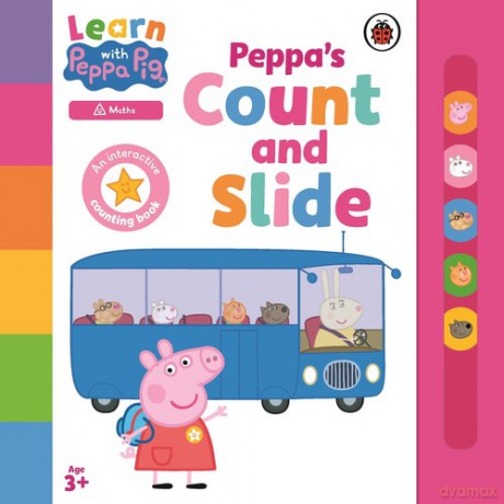 Learn with Peppa: Peppa's Count and Slide [KSIĄŻKA]