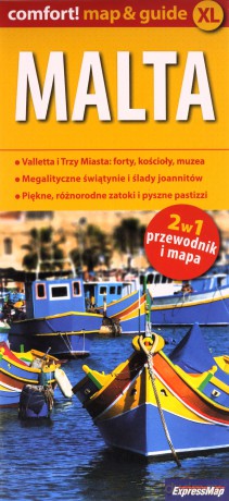 Malta laminowany map&guide (2w1: przewodnik i mapa) - Agnieszka Fundowicz-Skrzyńska