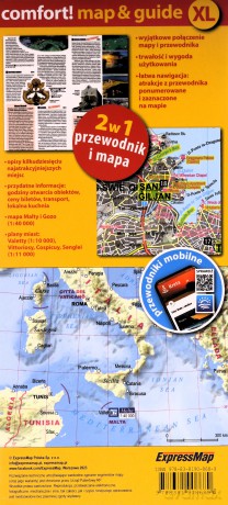 Malta laminowany map&guide (2w1: przewodnik i mapa) - Agnieszka Fundowicz-Skrzyńska