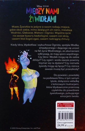 Między nami żywiołami. Biblioteczka przygody. Disney Pixar - Falligant Erin [KSIĄŻKA]