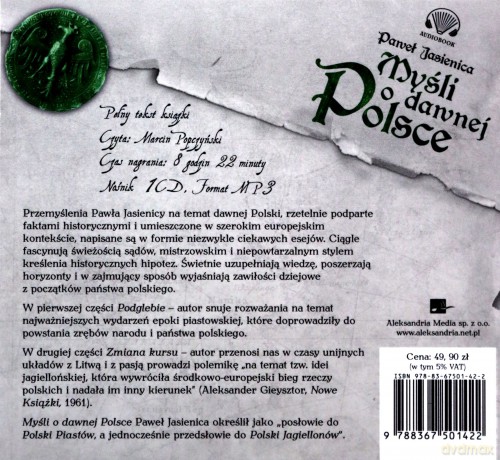 Myśli o dawnej Polsce - Paweł Jasienica [AUDIOBOOK]