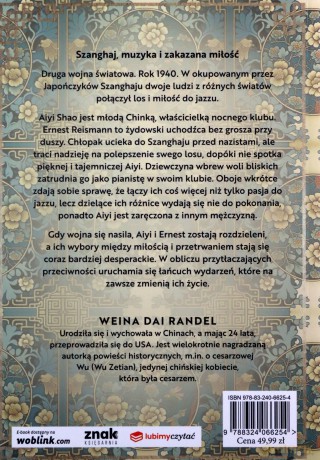 Ostatnia róża Szanghaju - Weina Randel [KSIĄŻKA]