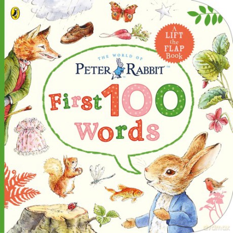 Peter Rabbit Peter's First 100 Words - Beatrix Potter [KSIĄŻKA]